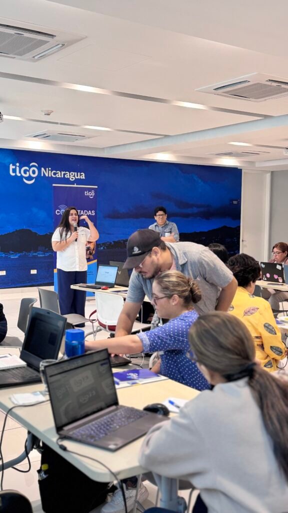 Capacitación Digital en Tigo Nicaragua a Emprendedoras en Centroamérica