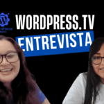 Lua Salazar entrevistando a su mentee WPCredit