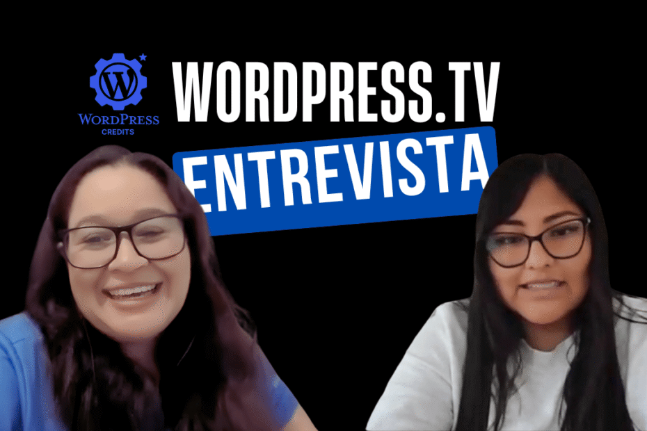 Lua Salazar entrevistando a su mentee WPCredit